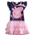 Peppa Pig Pleated Puff Sleeve Girls Short Sleeve Princess Tutu Dress