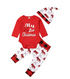 Baby Girls Boys My First Christmas Rompers 9-12 Months