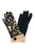 Smart Touch Leopard Sherpa Cuff Button Gloves - Taupe
