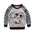 Mickey Mouse Embroidered Light Weight  Sweater for Kids - Unisex