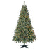 6.5' Pre-Lit Madison Pine Artificial Christmas Tree with Mini Clear Lights