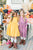 Vintage Blooms 3/4 Sleeve Pocket Twirl Dress